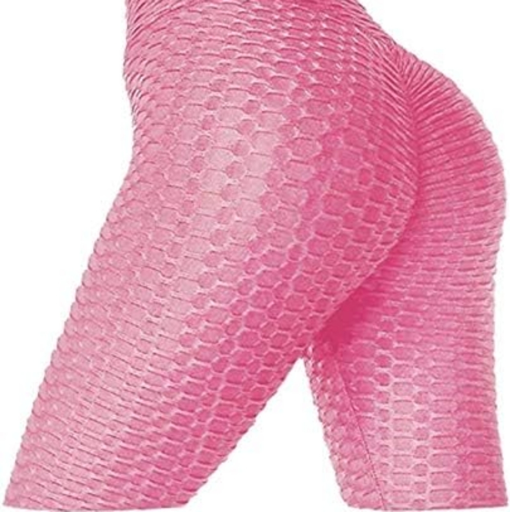 Anti Cellulite Honeycomb Waffle Leggings for Women, High Waist Yoga Leggings - Picture 2 of 7